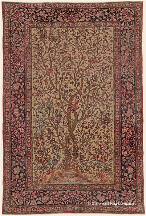 isfahan tree of life rug